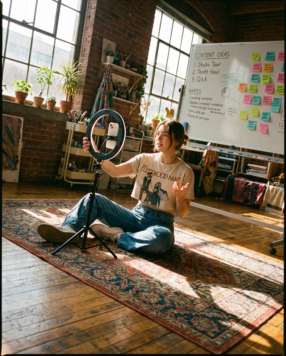 Social content creatie