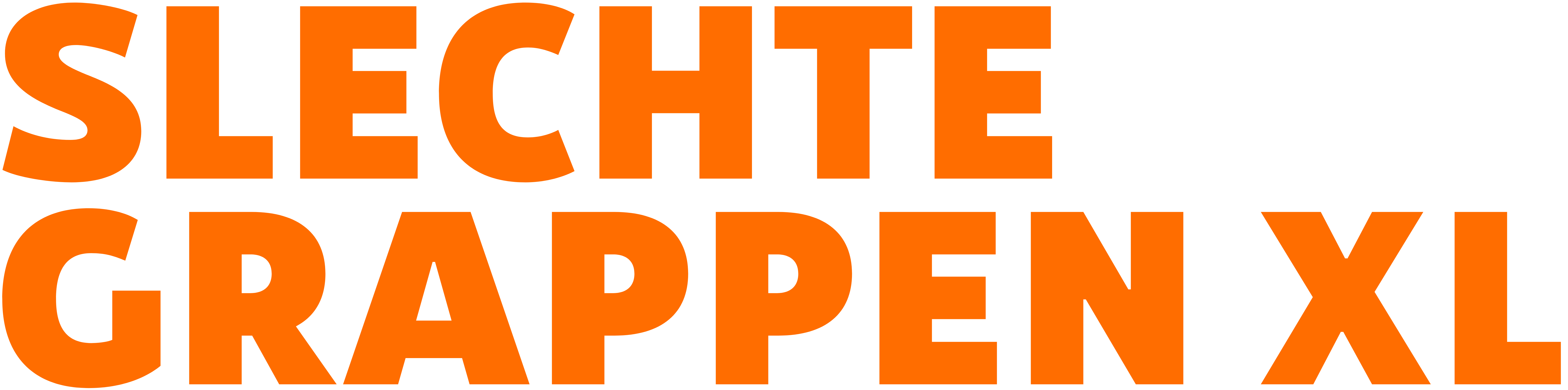 SLECHTE GRAPPEN XL logo